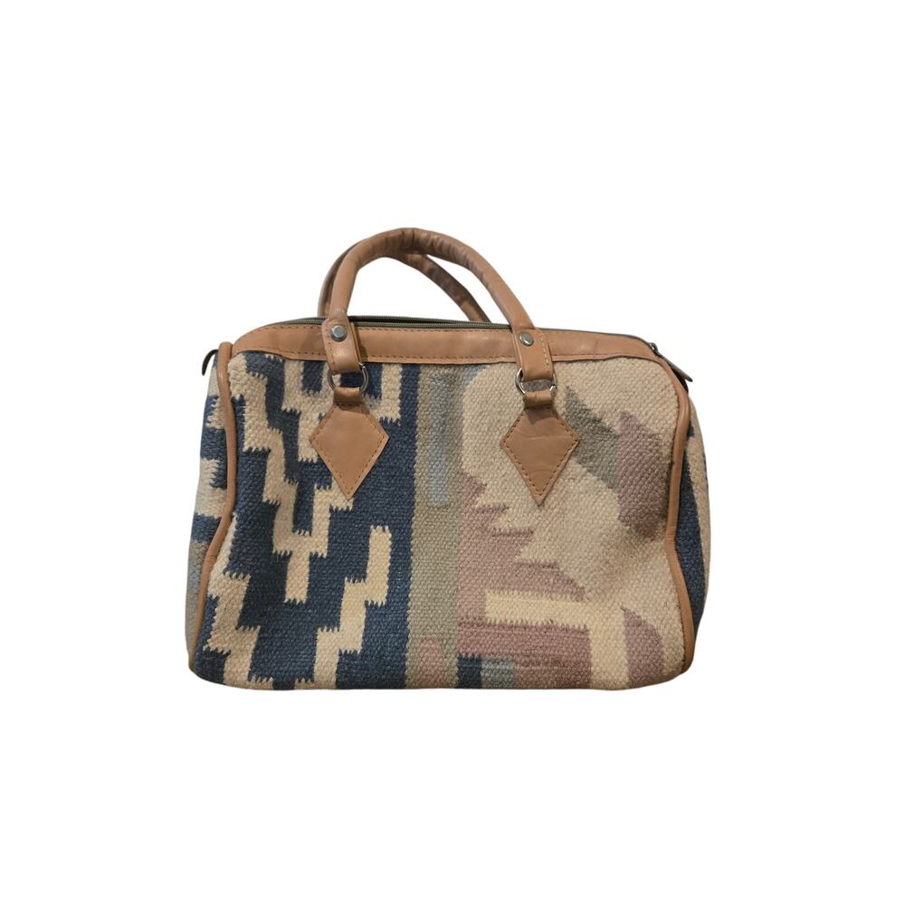 Turkish Kilim Rug Purse Pastel Colors! Gorgeous! Boho Chic!